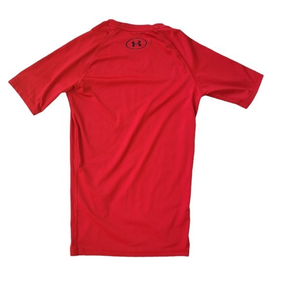 Under Armour Men's Compression Shirt, Red, Size Small, Excellent Used Condition - Picture 4 of 8